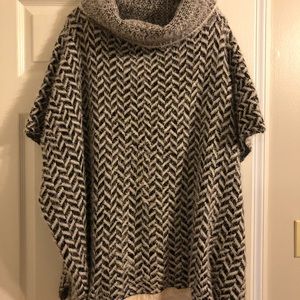 Boutique poncho sweater